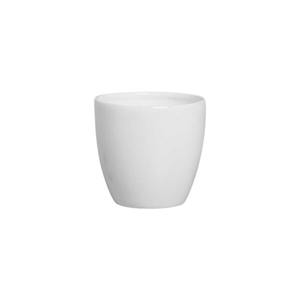 Cachepot Orquídea Branco Pote P/9 - Burguina