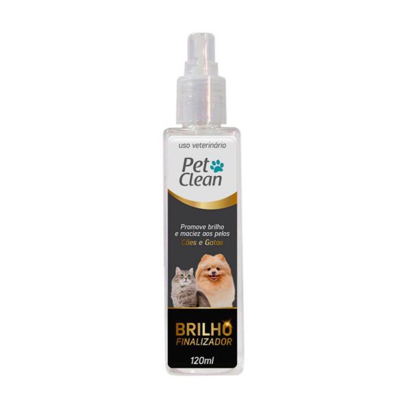 Brilho Finalizador Pet Clean para Cães e Gatos 120ml