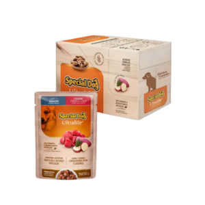 Caixa Ração Úmida Special Dog Cão Sênior Ultralife Carne com Batata Doce 100g - 12un