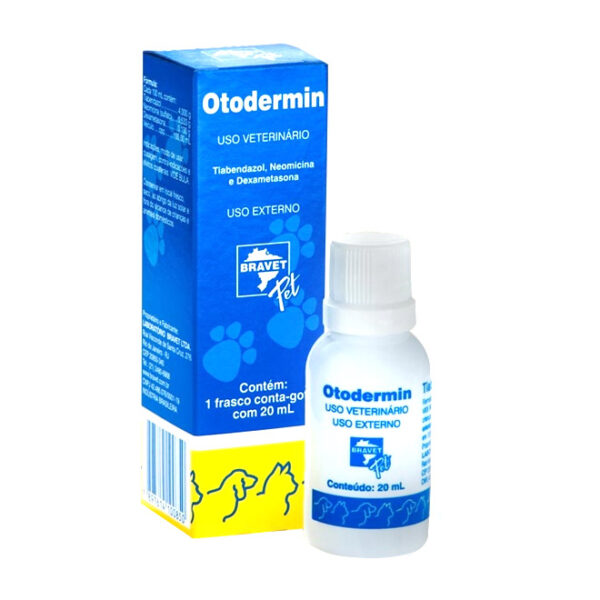 Otodermin Cão e Gato 20ml - Bravet