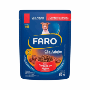 Ração Úmida Faro Cão Adulto Cordeiro 85g