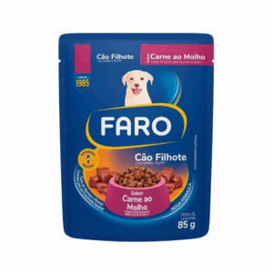 Ração Úmida Faro Cão Filhote Carne 85g