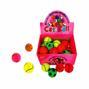 Brinquedo Bola Borracha Gato