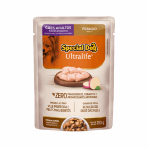 Ração Úmida Special Dog Cão Adulto Raças Pequenas Ultralife Frango com Batata Doce 100g