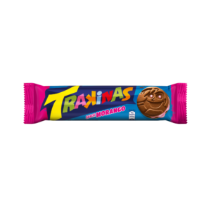Bolacha Trakinas sabor Morango 126g