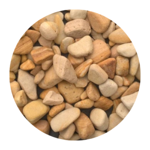 Arenito Amarelo Mini 1kg - Seixos Pedra Nobre