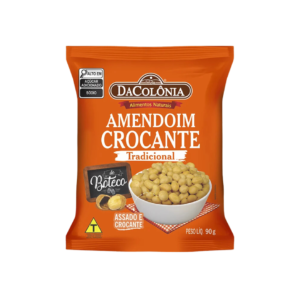 Amendoim Crocante Tradicional 90g - Da Colônia
