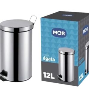 Lixeira Popular Agata 12l - Mor