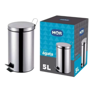 Lixeira Popular 5l Agata -  Mor
