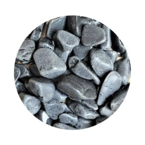 Seixo Rolado Preto 1 - 20kg