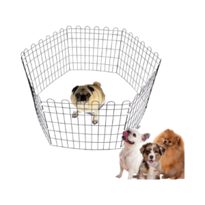 Cercado Modular Com Mola 6 Lados 85x60 - Club Pets