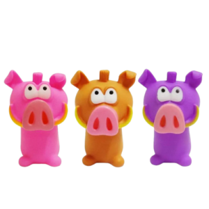 Brinquedo Porquinho Colorido Vinil - The Pets Brasil
