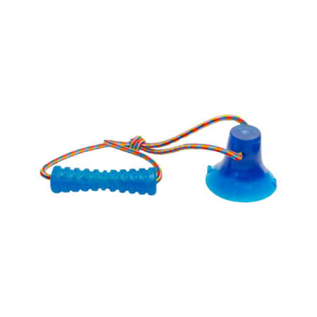 Brinquedo Bite Toy Cabo de Guerra com Ventosa Vermelho - Pet Maxx