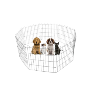 Cercado Modular Com Mola 8 Peças 60x60 - Club Pets