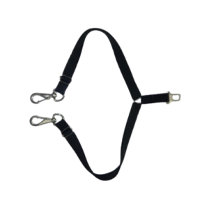 Cinto de segurança Nylon Duplo Preto - Club Pet