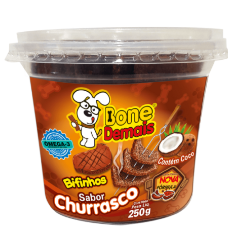 Bifinho Cão Churrasco 250g - Pró Bone
