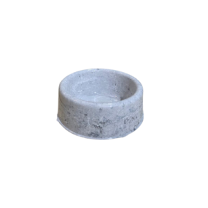 Comedouro Patinhas Mármore Carrara 600ml - Pet Injet