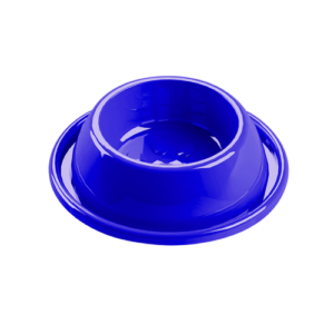 Comedouro Plástico Anti-Formiga Cão Azul 300ml - Pet Injet