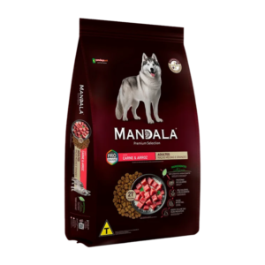 Ração Mandala Cão Adulto Raças Médias e Grandes Carne e Arroz 20kg