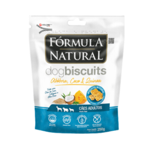 Petisco Fórmula Natural Dog Biscuits Adulto Abóbora, Coco e Quinoa 250g
