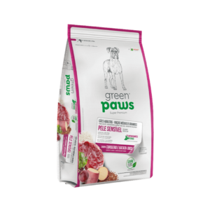 Ração Green Paws Cão Adulto Raças Médias e Grandes Cordeiro e Batata Doce 12kg