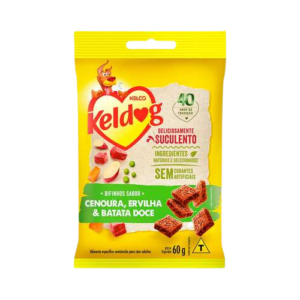 Bifinho Cenoura, Ervilha e Batata Doce 60g - Keldog