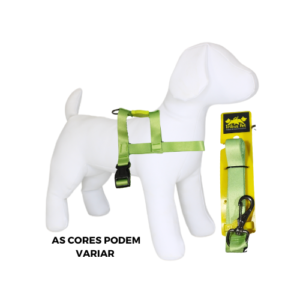 Peitoral Tradicional Slim Colorido GG - Tribus Pet