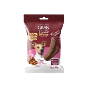 Bifinho GranPlus Cão Adulto Todos os Tamanhos Lombo Suino Grelhado 60g