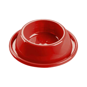 Comedouro Plástico Anti-Formiga Cão Vermelho 900ml - Pet Injet