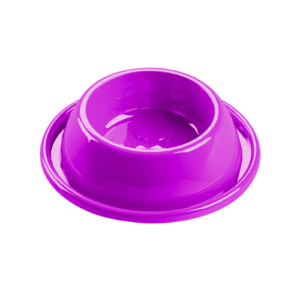 Comedouro Plástico Anti-Formiga Cão Lilás 300ml - Pet Injet