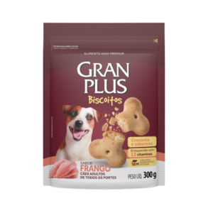 Biscoito GranPlus Cão Adulto Raças Pequenas sabor Frango 300g