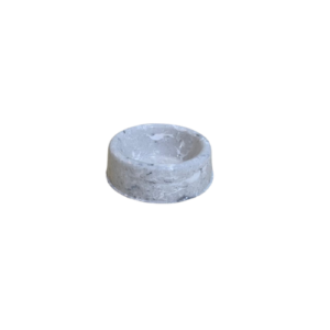 Comedouro Patinhas Mármore Carrara 300ml - Pet Injet