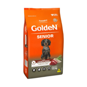 Ração Golden Cão Senior Raças Pequena e Mini Carne 10,1kg