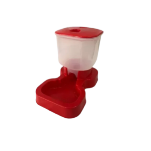 Comedouro Automático Porte G Vermelho - MenPlast