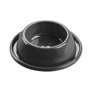 Comedouro Plástico Anti-Formiga Cão Preto 900ml - Pet Injet