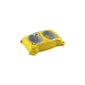 Comedouro e Bebedouro G Amarelo - New Pratic