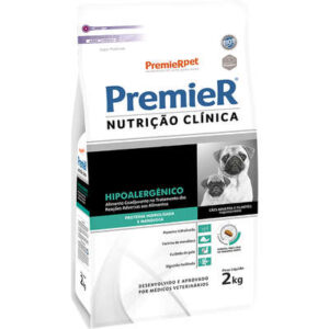 Ração Premier Cão Adulto Raças Pequenas Nutrição Clínica Hipoalergênico Proteína Hidrolisada e Mandioca 2kg