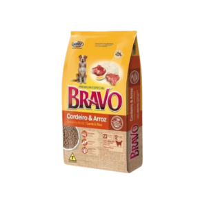 Ração Bravo Cão Adulto Todas as Raças Cordeiro e Arroz 10,1kg