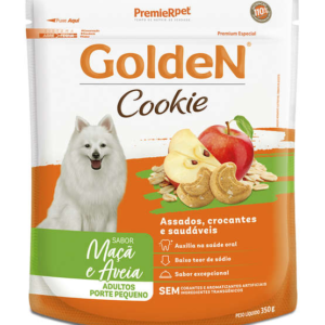 Biscoito Golden Cookie Cão Adulto Raças Pequenas Maça e Aveia 350g
