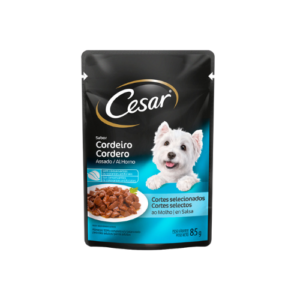 Ração Úmida Cesar Cão Adulto Cordeiro Assado 85g