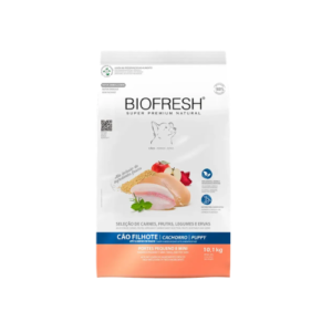 Ração Biofresh Cão Filhote Raças Pequenas e Minis Mix de Carnes, Frutas, Legumes e Ervas Frescas 10,1kg