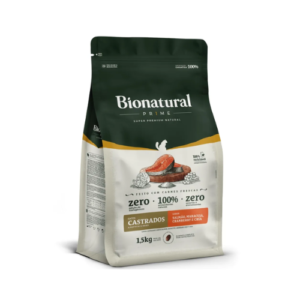 Ração Bionatural Gato Castrado Salmão 1,5kg