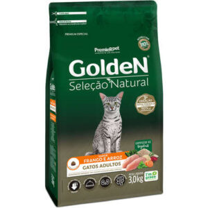 Ração Golden Gato Filhotes Seleção Natural Frango e Arroz 3kg