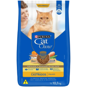 Ração Cat Chow Gato Castrado Frango 10,1Kg