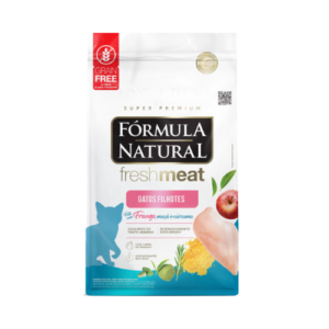 Ração Fórmula Natural Gato Filhote Fresh Meat Frango e Maçã 1kg