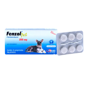 Vermífugo Fenzol Pet 500mg 6 comprimidos - Agener União