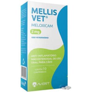 Anti-Inflamatório Mellis Vet para Cães 2mg 10 Comprimidos - Avert