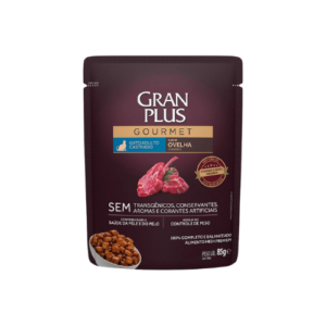 Ração Úmida GranPlus Gato Castrado Gourmet Ovelha 85g