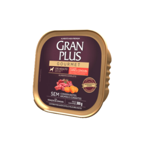 Patê GranPlus Cão Adulto Gourmet Carne e Cenoura 300g