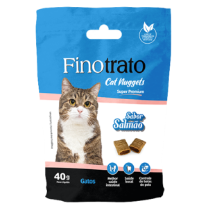 Petisco Finotrato Gato Nuggets Salmão 40g